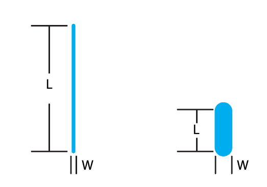 Aspect ratio of the trace can be used to filter out very fat traces that look more like boundaries.